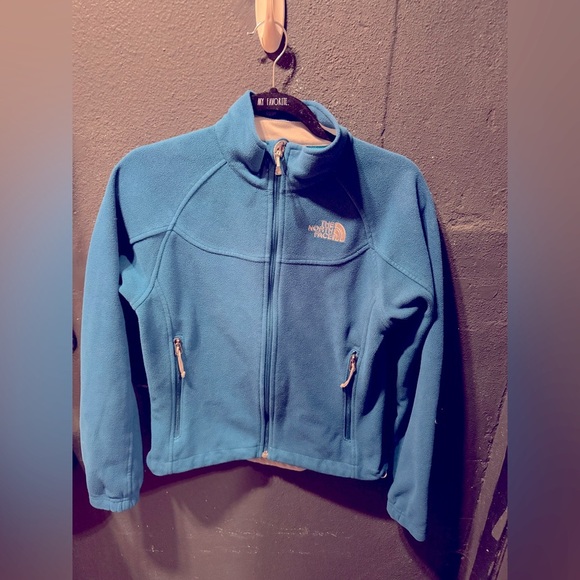 The North Face Jackets & Blazers - Women’s North Face Zip Up Blue Fleece Jacket Size Small